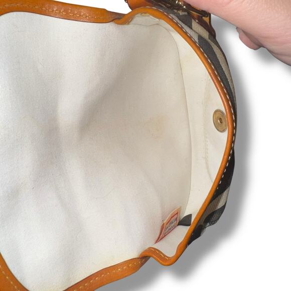 Dooney & Bourke Giraffe Print Leather Tote Purse w/ Matching Clutch & Key Case - Picture 11 of 11